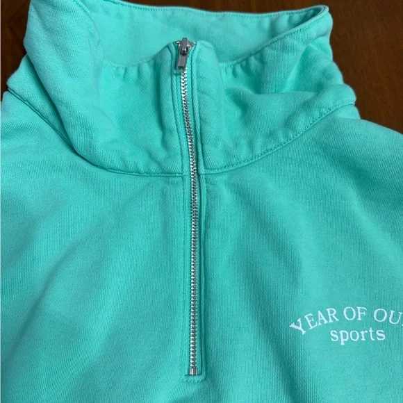 Year Of Ours Sports Club Quarter Zip Sweatshirt Size Medium - Picture 6 of 7